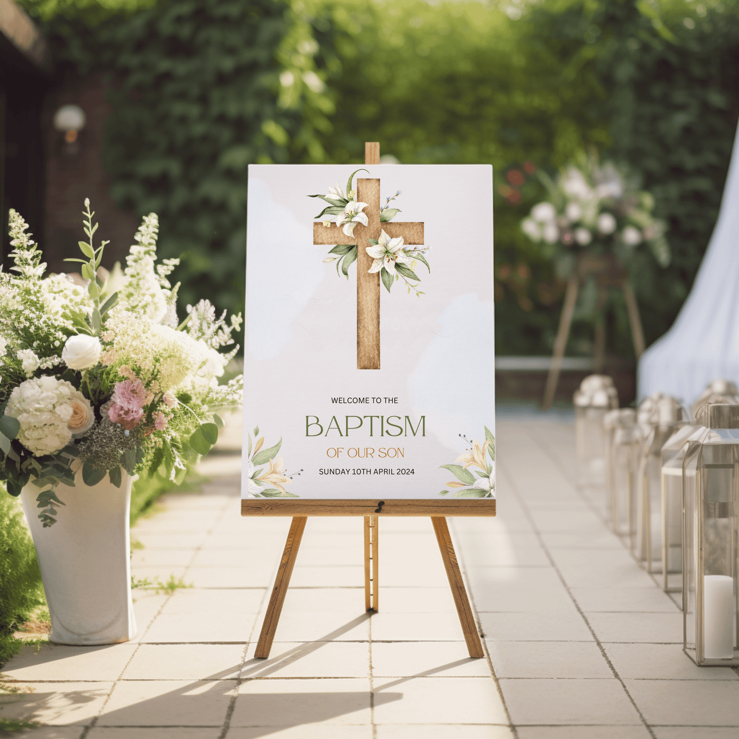 Baptism Welcome Sign | Size A2