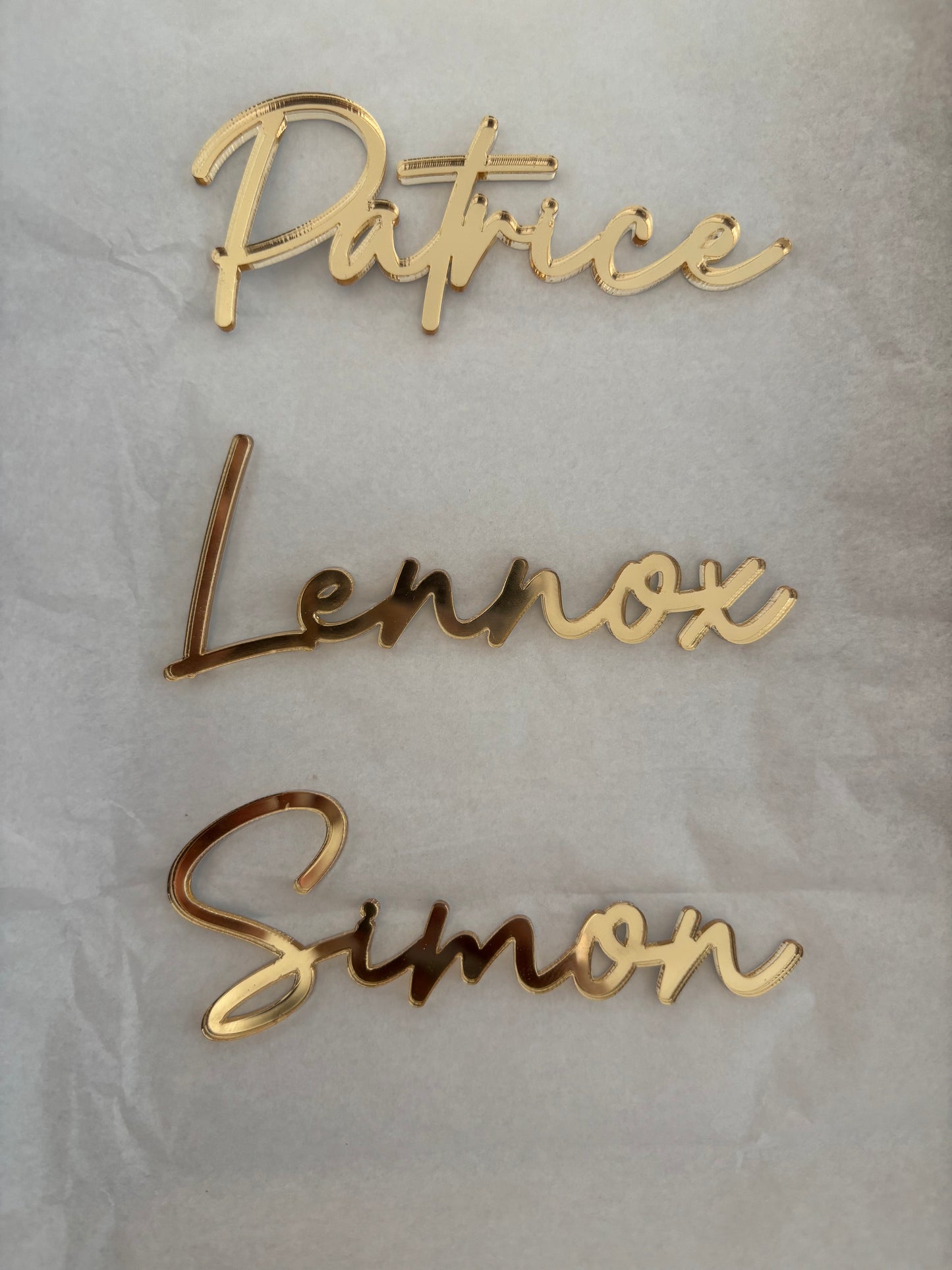 Acrylic Place Names